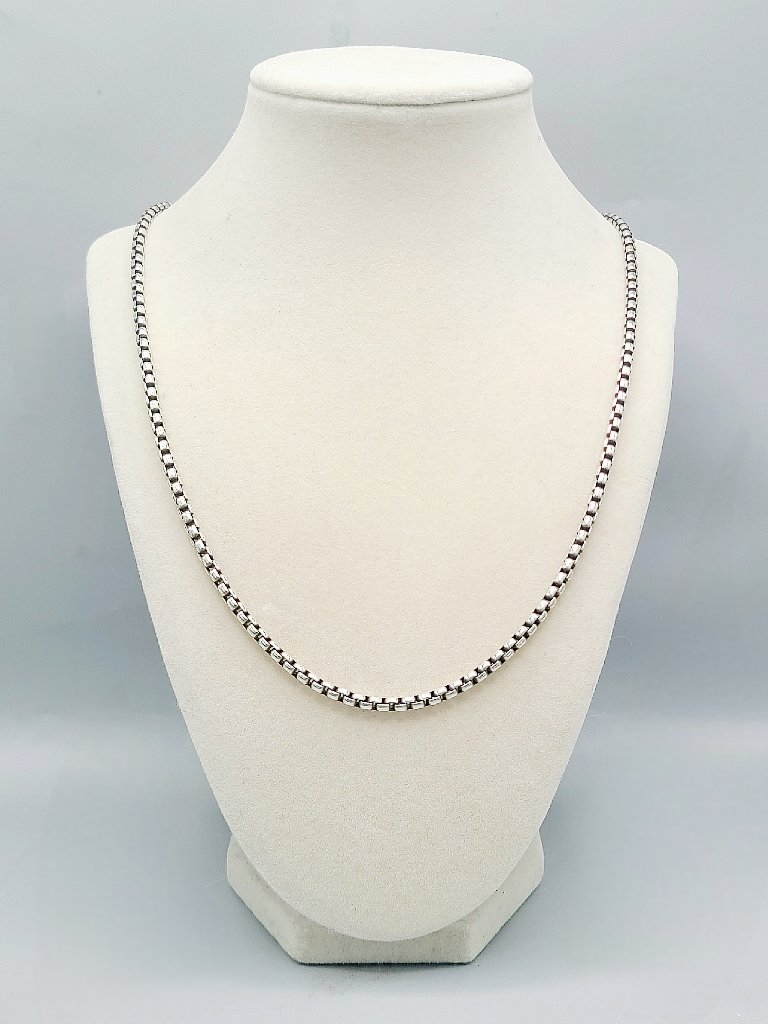 David Yurman Medium Box Chain Necklace - 3.6mm - 26"